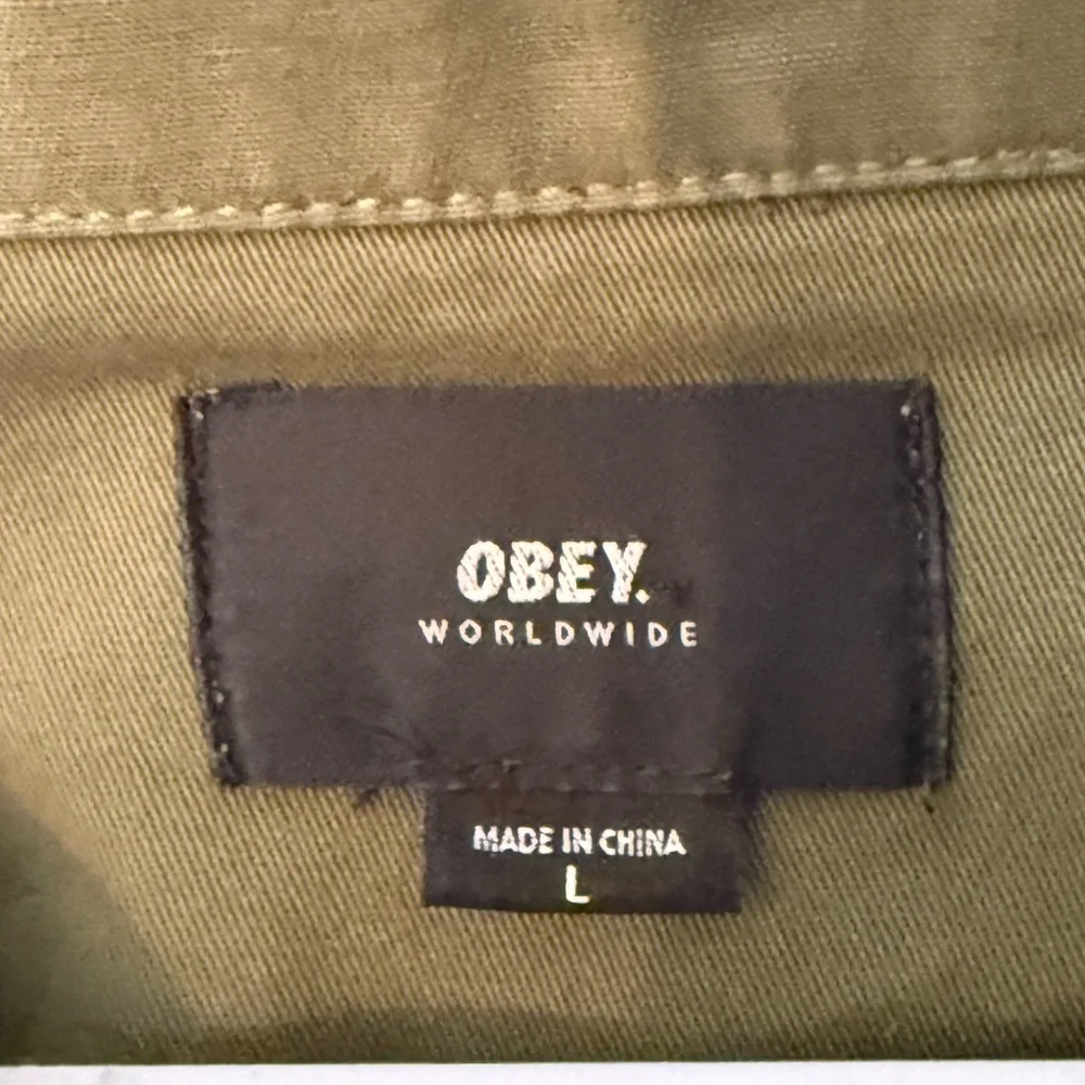 Obey Forest Green Shirt Jacket - Picture 6 of 11